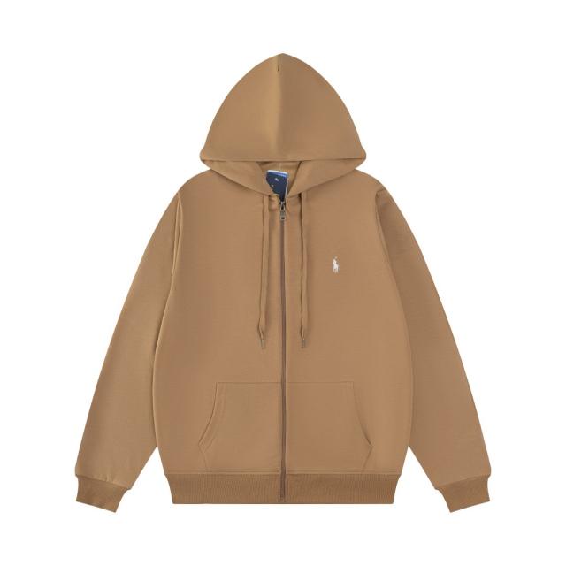 Rαlph Lαuren Basic Zipped Hoodie