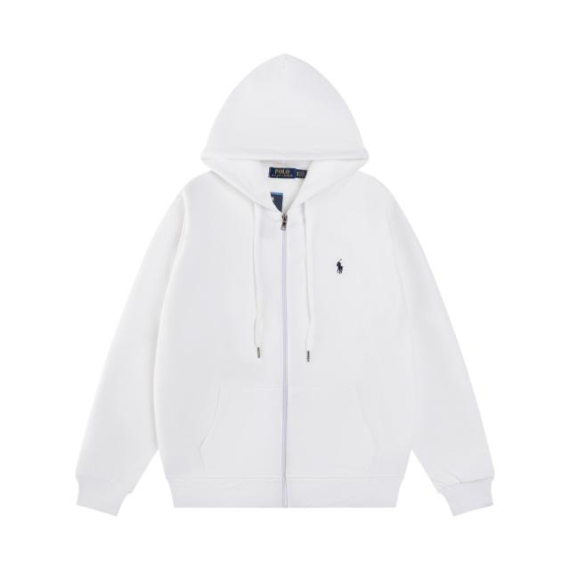 Rαlph Lαuren Basic Zipped Hoodie