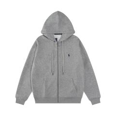 Rαlph Lαuren Basic Zipped Hoodie