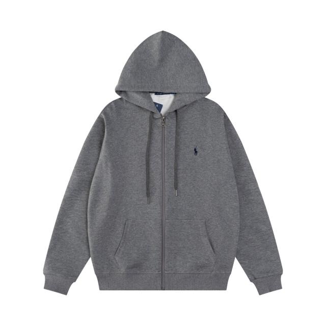 Rαlph Lαuren Basic Zipped Hoodie