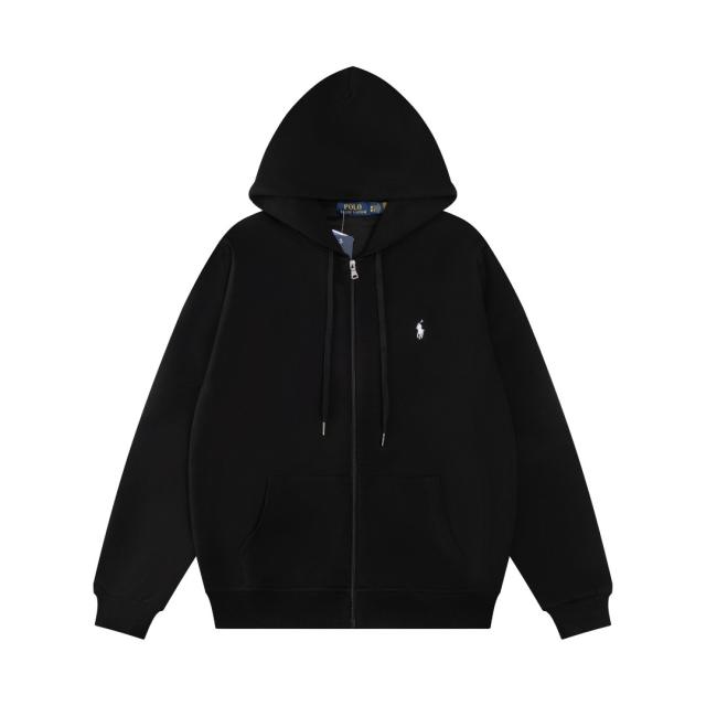 Rαlph Lαuren Basic Zipped Hoodie