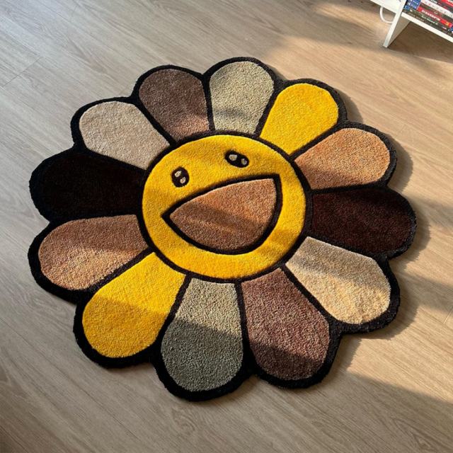 Takashi Murakami Sun Flower Rug