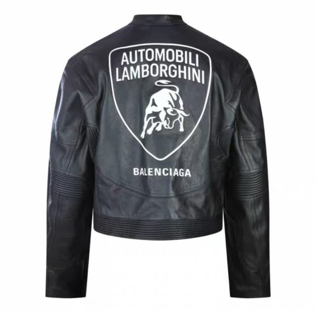 Lamborghini Functional Windbreaker Leather Jacket 28702272