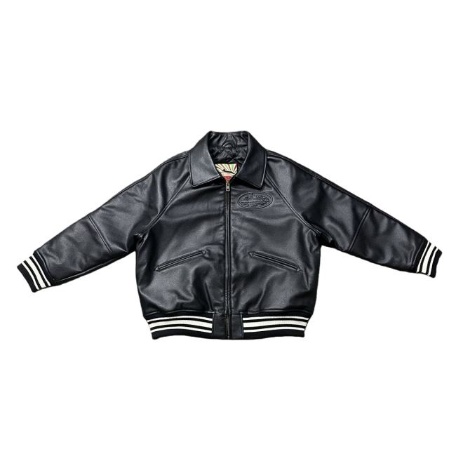 Solid Color Classic Embossed PU Leather Jacket 2 colors 28635787