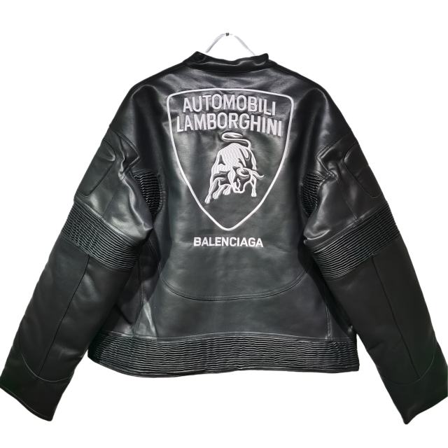Lamborghini Functional Windbreaker Leather Jacket 28702272