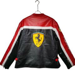 Ferrari Embroidered Leather Jacket 28661886