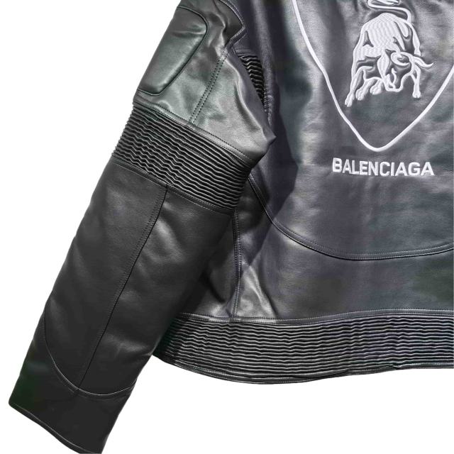 Lamborghini Functional Windbreaker Leather Jacket 28702272