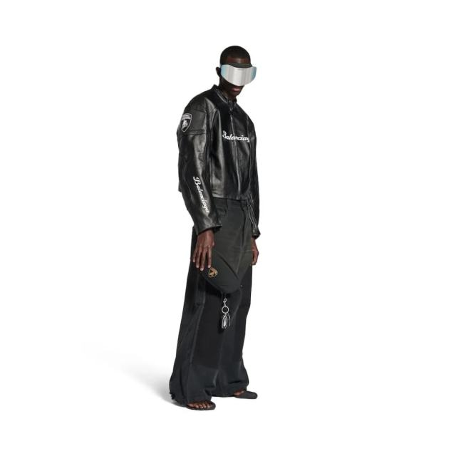 Lamborghini Functional Windbreaker Leather Jacket 28702272