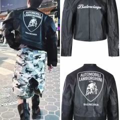 Lamborghini Functional Windbreaker Leather Jacket 28702272