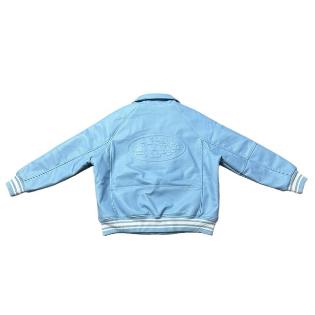 Solid Color Classic Embossed PU Leather Jacket 2 colors 28635787