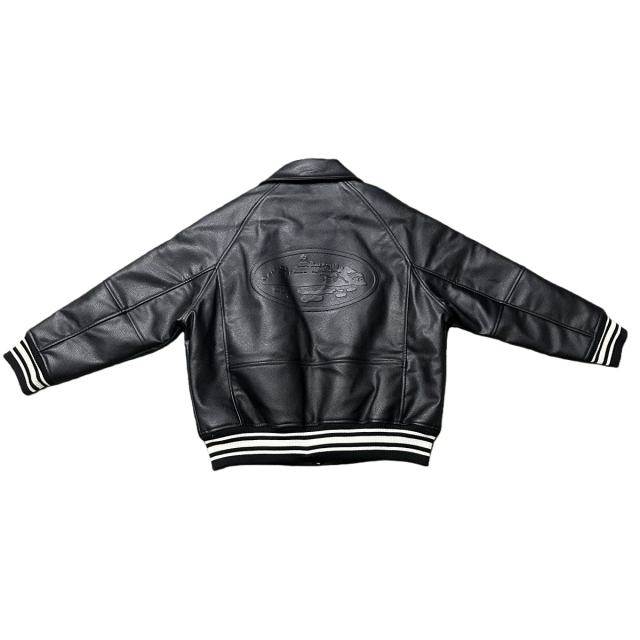 Solid Color Classic Embossed PU Leather Jacket 2 colors 28635787