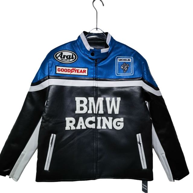 Patchwork Embroidery BMW Motorcycle Leather Jacket 28630929