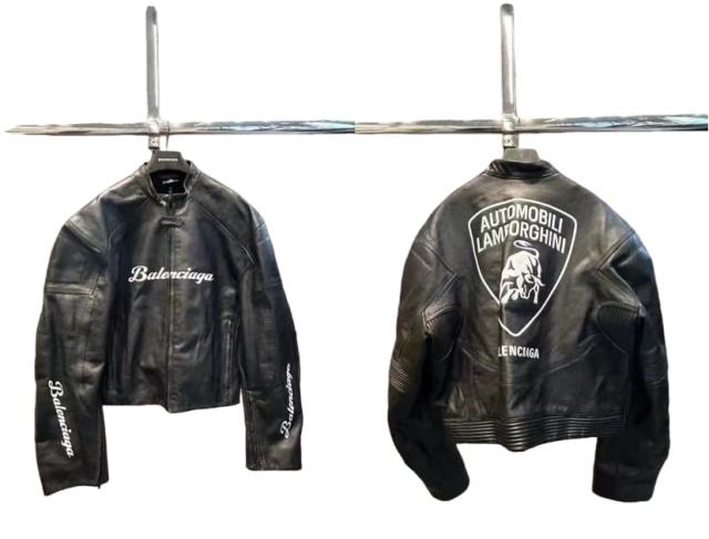 Lamborghini Functional Windbreaker Leather Jacket 28702272