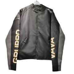 Embroidery Patchwork 46th Locomotive Leather Jacket 28635782