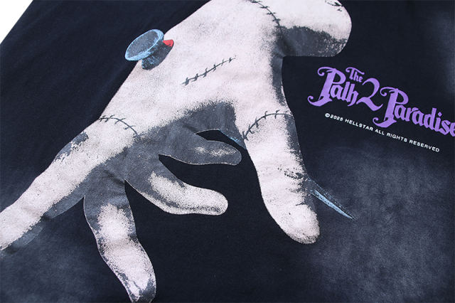 Nail pierces the scarred hand Printed Washed Version Tee 28653730