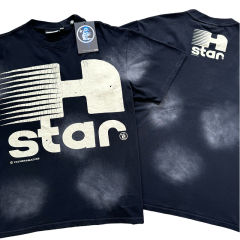 Large H Letter Logo Print Washed Version Tee 28690399
