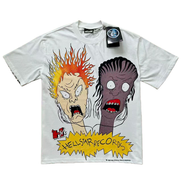 Cartoon-Style Print Tee 28602404