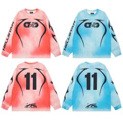 Digital Print Washed Version Long Sleeve T-Shirt 2 colors 28493238