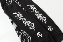 Thorn Flower Ring Saint Print Long Sleeve T-Shirt 2 colors 28704407