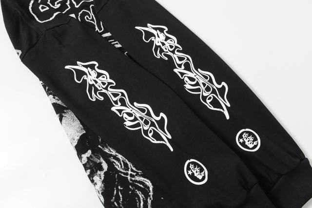 Thorn Flower Ring Saint Print Long Sleeve T-Shirt 2 colors 28704407