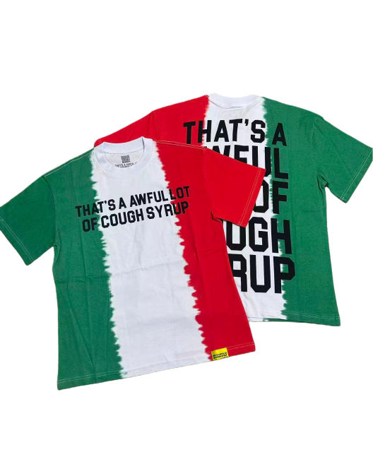 Tri-Color Patchwork Print Tee 2 colors 28703167