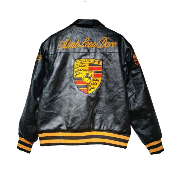 James Train Locomotive Embroidered Leather Jacket 3 colors 28630925