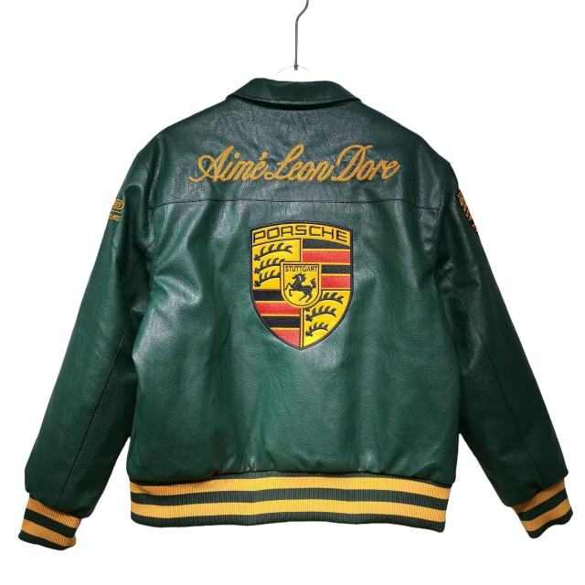 James Train Locomotive Embroidered Leather Jacket 3 colors 28630925