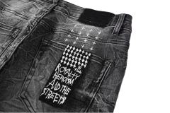 1:1 quality version Ragged Pattern Ripped Jeans 28700615