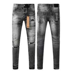 1:1 quality version Ragged Pattern Ripped Jeans 28700615