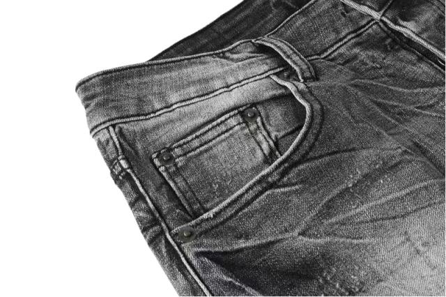 1:1 quality version Ragged Pattern Ripped Jeans 28700615