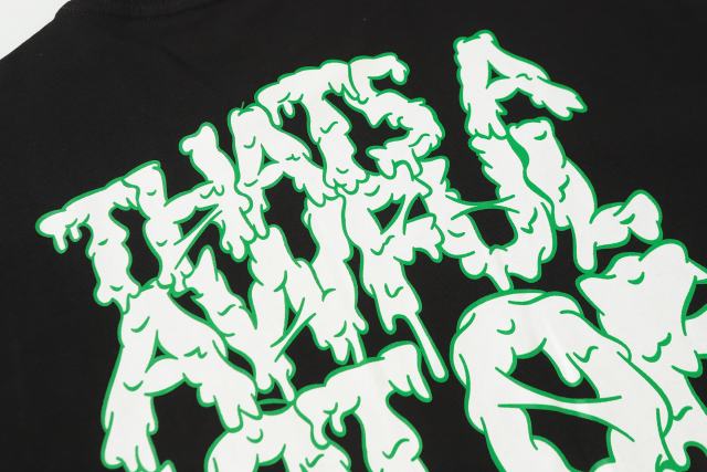 Green Monster Skeleton Print Tee 28694037