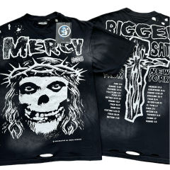 Portrait Print Washed Version Distressed Tee 28653727