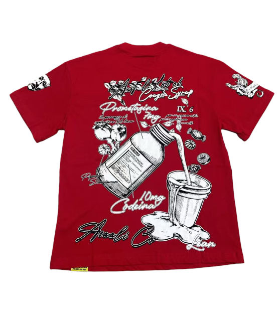 Floral Syrup Bottle Print Tee 28703122
