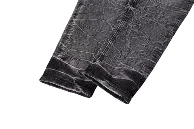 1:1 quality version Ragged Pattern Ripped Jeans 28700615