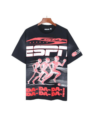 Runner's Slogan Printed Washed Version Tee 28531542