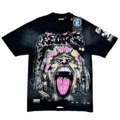 Parody Portrait Print Washed Version Distressed Tee 28559317