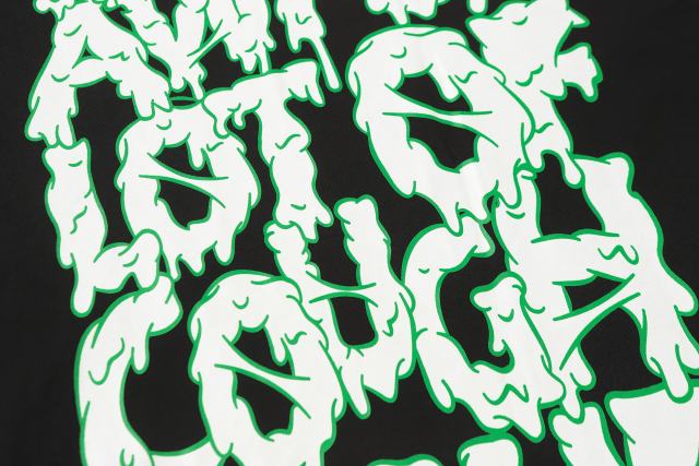 Green Monster Skeleton Print Tee 28694037