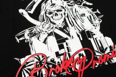 Color-Blocked Grim Reaper War Print Tee 28703159