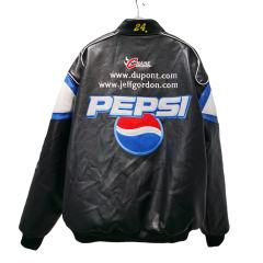 Pepsi NASCAR Commemorative Embroidered Leather Jacket 28635780