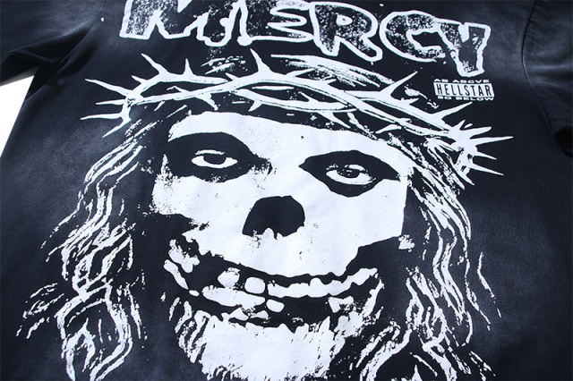Portrait Print Washed Version Distressed Tee 28653727