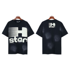 Large H Letter Logo Print Washed Version Tee 28690399