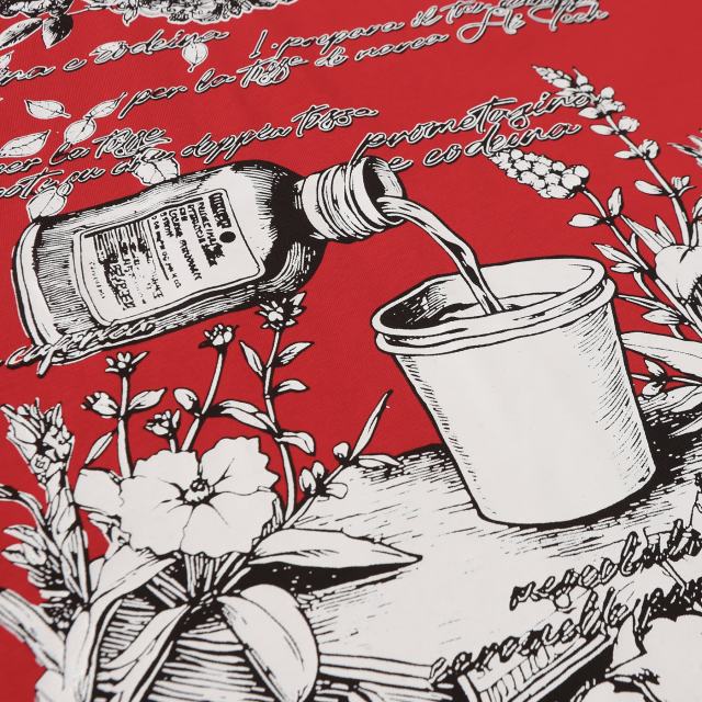 Floral Syrup Bottle Print Tee 28703122