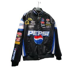 Pepsi NASCAR Commemorative Embroidered Leather Jacket 28635780