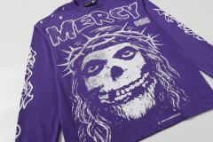 Thorn Flower Ring Saint Print Long Sleeve T-Shirt 2 colors 28704407