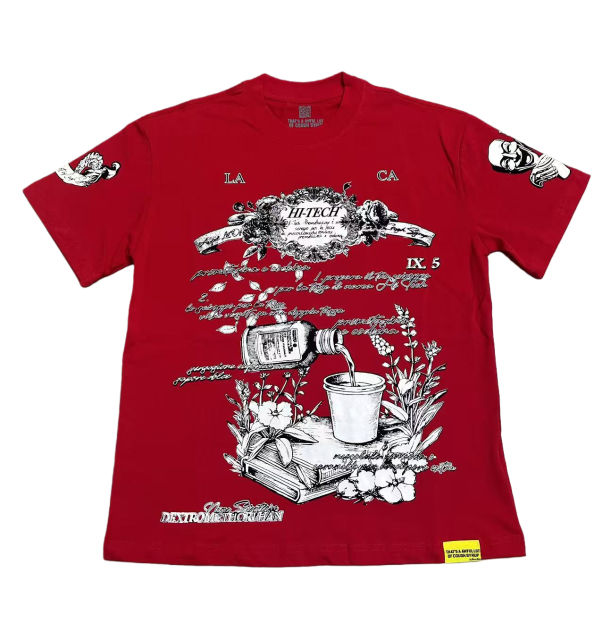 Floral Syrup Bottle Print Tee 28703122