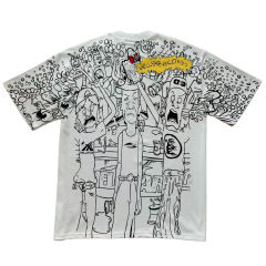 Cartoon-Style Print Tee 28602404