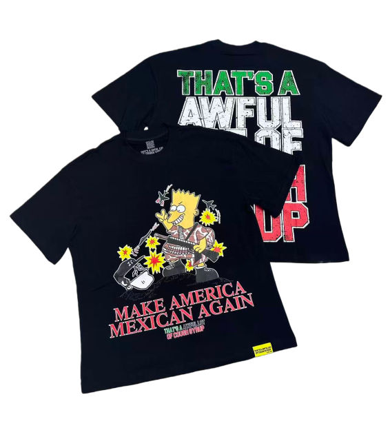 Cartoon Character Print Tee 28703154