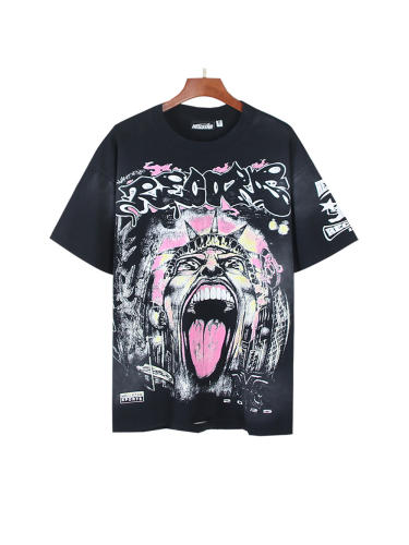 Parody Portrait Print Washed Version Distressed Tee 28559317