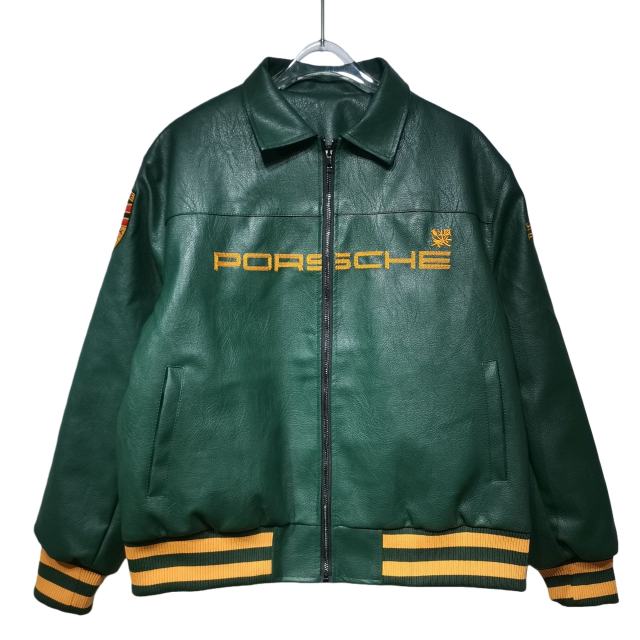 James Train Locomotive Embroidered Leather Jacket 3 colors 28630925
