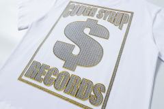 Rhinestone Letter Back Dollar Sign Print Tee 28702266